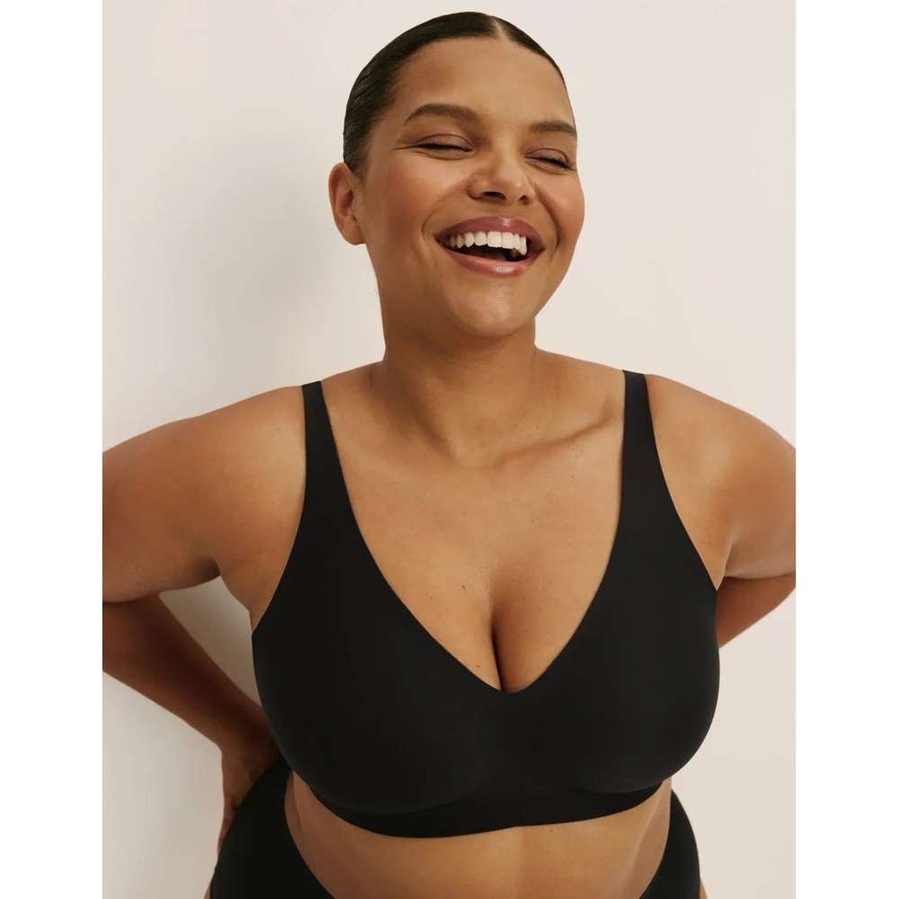 NWT Knix Revolution V-Neck Bra Black Size L+